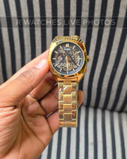 (SS)🖤⬆️⭐ Fossil Automatic Black Gold (FSAM17)