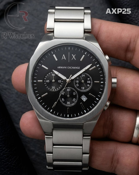 (OS)🖤⬆️ AX Silver Black Dial (AXP25)