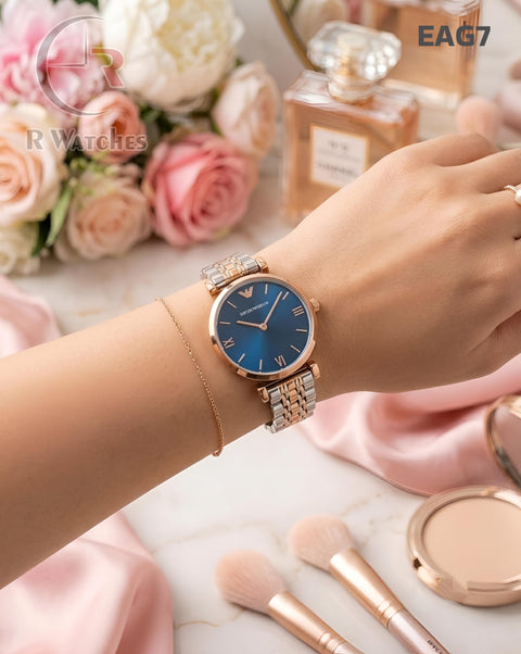 (OS2)🖤⭐ Armani Girls Dual Tone Nevy Blue (EAG7)