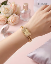 (OS)🖤⭐ Chanel Girls Full Gold Dial (CHG38)
