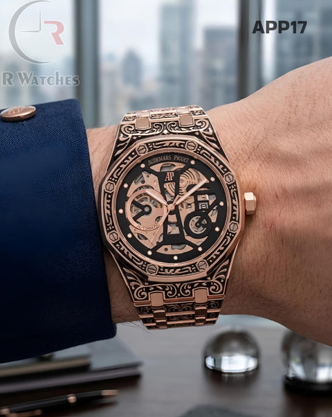(OS)🖤⭐ AP Rajwadi Rose Gold Black (APP17)