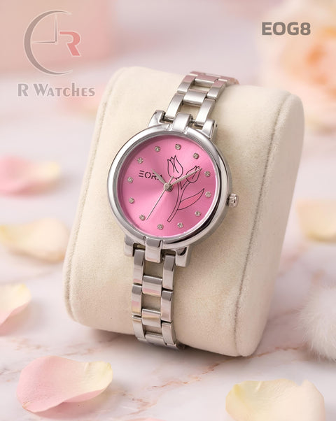 (SS)🖤⭐ Eora Girls Silver Pink Dial (EOG8)