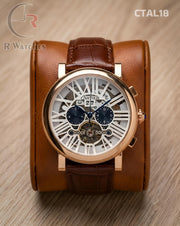 (OS)🖤⭐ Cartier automatic Roman leather (CTAL18)