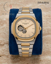 (OS)🖤⭐ Patek Philippe automatic dual tone Gold (PPAM16)