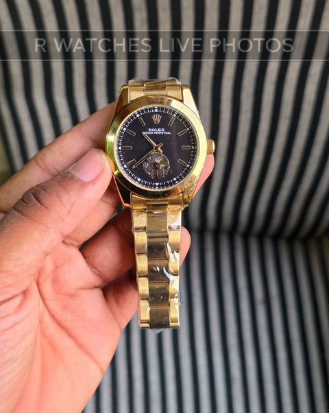 (OS)📷⭐ Rolex Automatic Black Gold ( RXAM7)