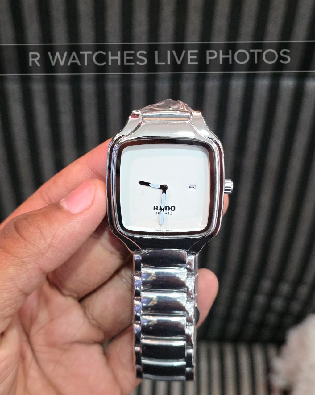 (OS)📷⭐ Rado new silver white (RDP28)