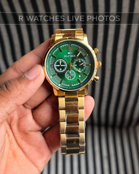 (SS)📷⬆️⭐ Tommy Hilfiger Gold Green (THP10)