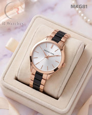 (OS)🖤⬆️ MK Girls Rose Gold White (MKG81)