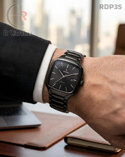 (OS)🖤⬆️ Rado Black Silver Dial (RDP35)