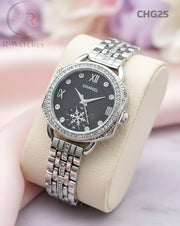 (SS)🖤⭐ Chanel girls silver Black dimond (CHG25)