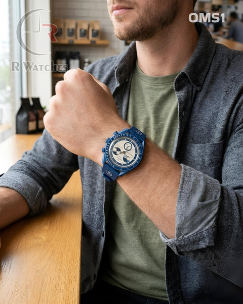 (OS3)🖤⭐ Omega Silicon White Blue (OMS1)