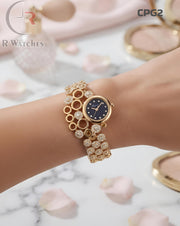 (SS)🖤⬆️ Chopard Girls Diamond Gold Black (CPG2)