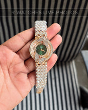 (SS)🖤⬆️⭐ Dior Girls Diamond Green Rose Gold (DRG15)