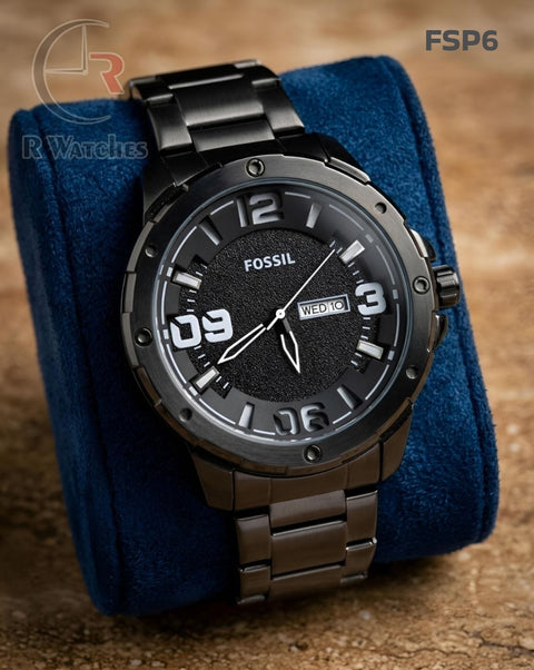 (OS)🖤⬆️ Fossil full Black New (FSP6)