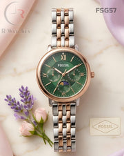 (OS)🖤⬆️ Fossil girls dual tone green (FSG57)
