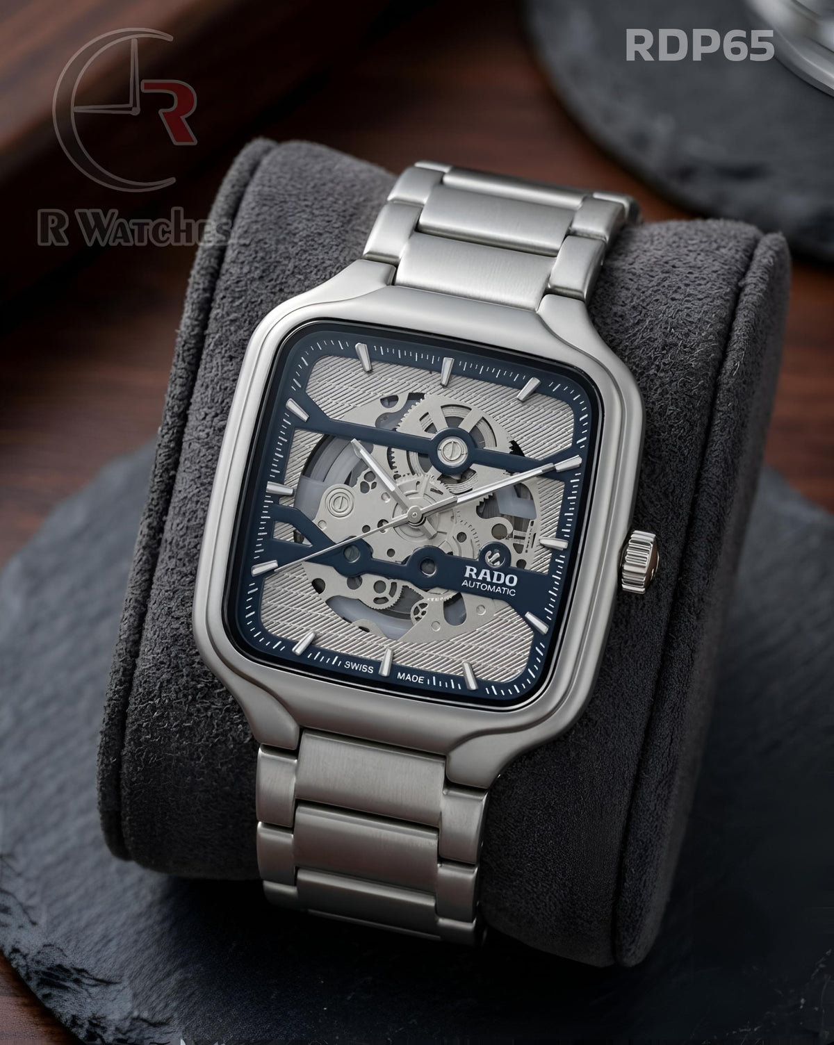 (OS)🖤⬆️ Rado Machinery Silver Blue (RDP65)
