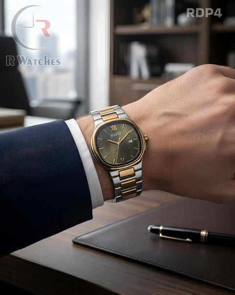 (SS)🖤⭐ Rado Square Dual Tone Green (RDP4)