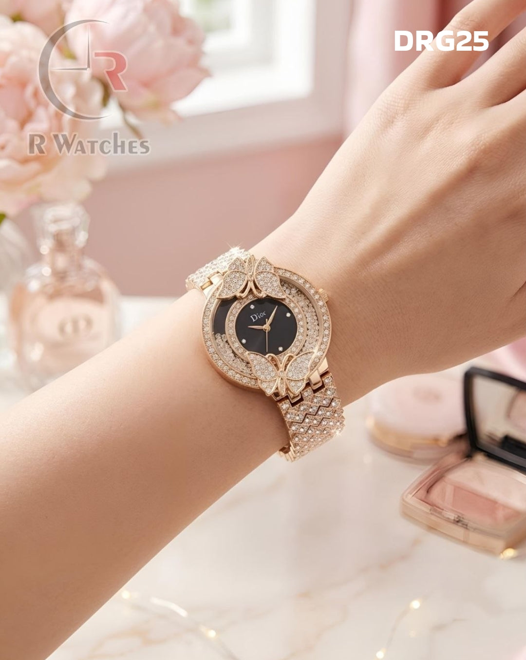 (OS)🖤⬆️ Dior Girls Diamond Black Gold (DRG25)