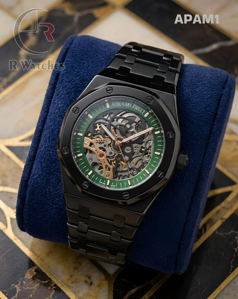(OS)🖤⬆️🔁 AP automatic Black Green (APAM1)