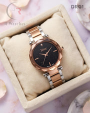 (OS)🖤⭐ Dior Girls Rose Gold Black Dial (DRG1)