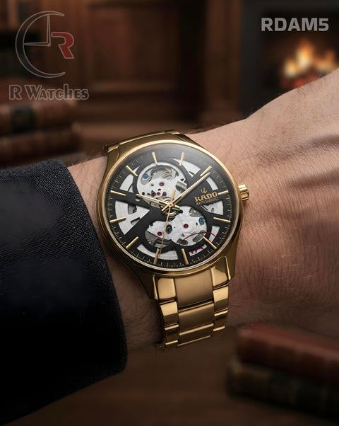 (OS)🖤⭐ Rado Automatic Black Gold (RDAM5)