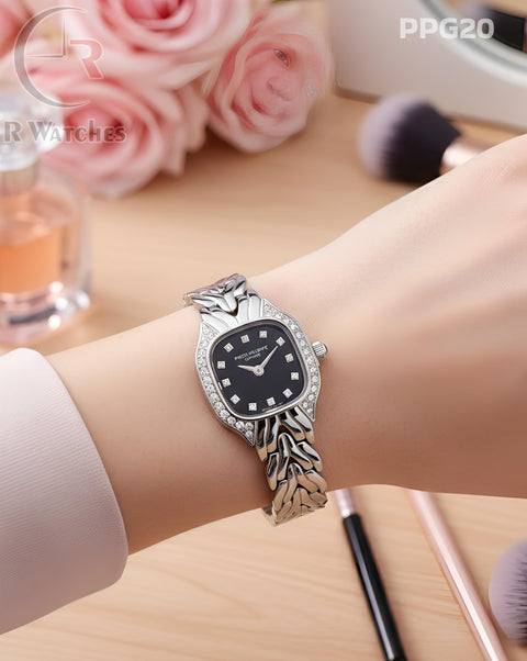 (SS)🖤⭐ Patek philip silver Black dimond (PPG20)