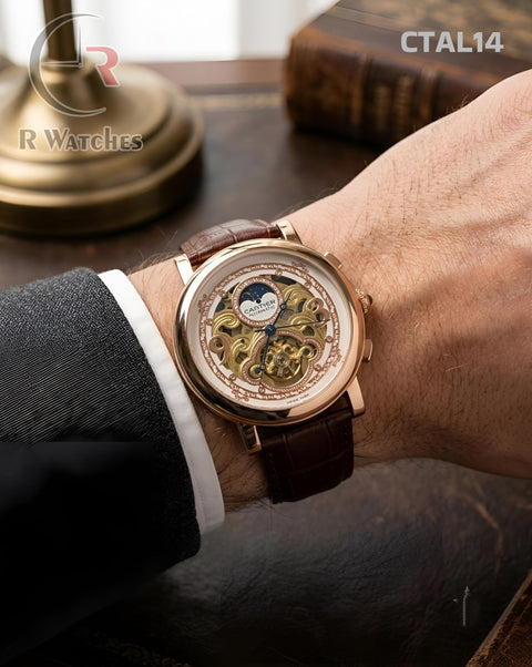 (OS2)🖤⭐ Cartier automatic leather (CTAL14)