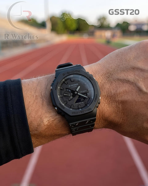 (OS)🖤⬆️🔁⭐ G-Shock ga black fiber (GSST20)