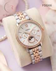 (OS)🖤⬆️ Fossil Girls Rose Gold White (FSG66)