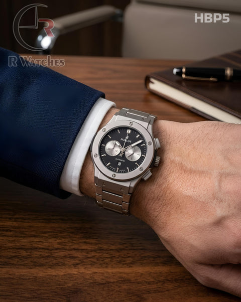(OS)🖤 Hublot Silver Black (HBP5)