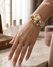 (OS)🖤 Chopard Girls Diamond Gold  (CPG1)