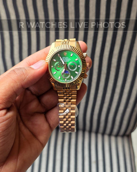 (OS)📷⬆️⭐🔁 Rolex oyster Gold green (RXP2)