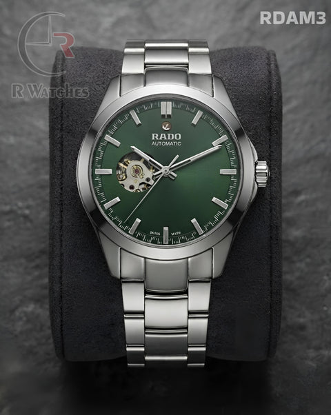(OS)🖤⭐ Rado Automatic Green Silver (RDAM3)