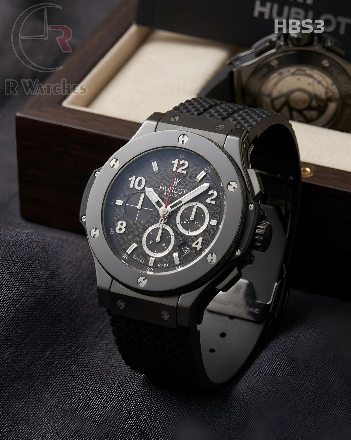 (SS)🖤⬆️ Hublot Silicon Black (HBS3)