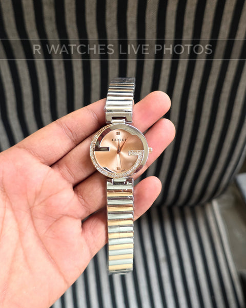 (SS)🖤⬆️⭐Gucci Girls Diamond Rose Gold Pink (GCG21)