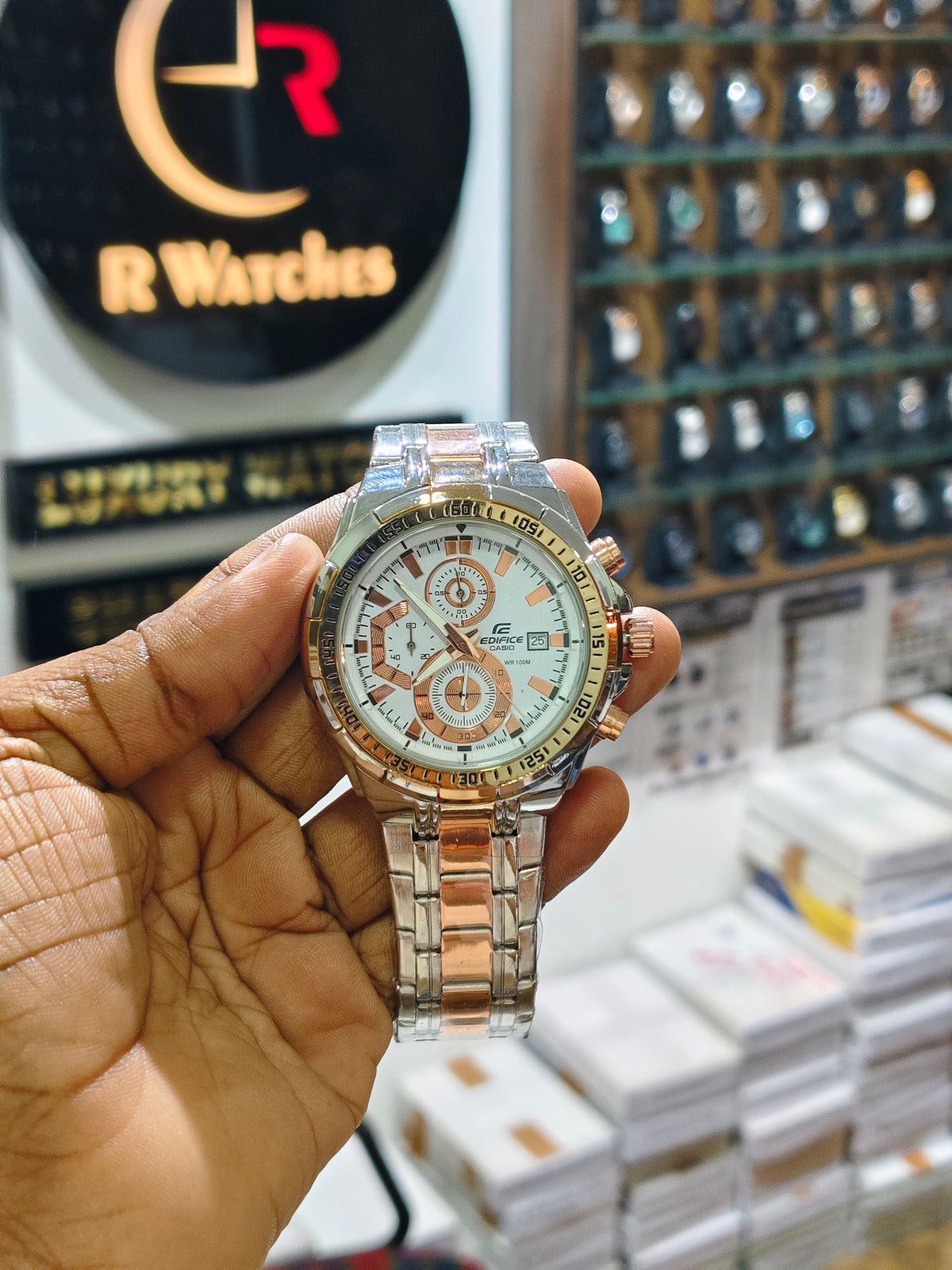 Edifice Rose Gold – Premium Luxury Chronograph Watch