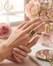 (OS)🖤⬆️ Fossil Girls Ring Roman Gold (FSG9)