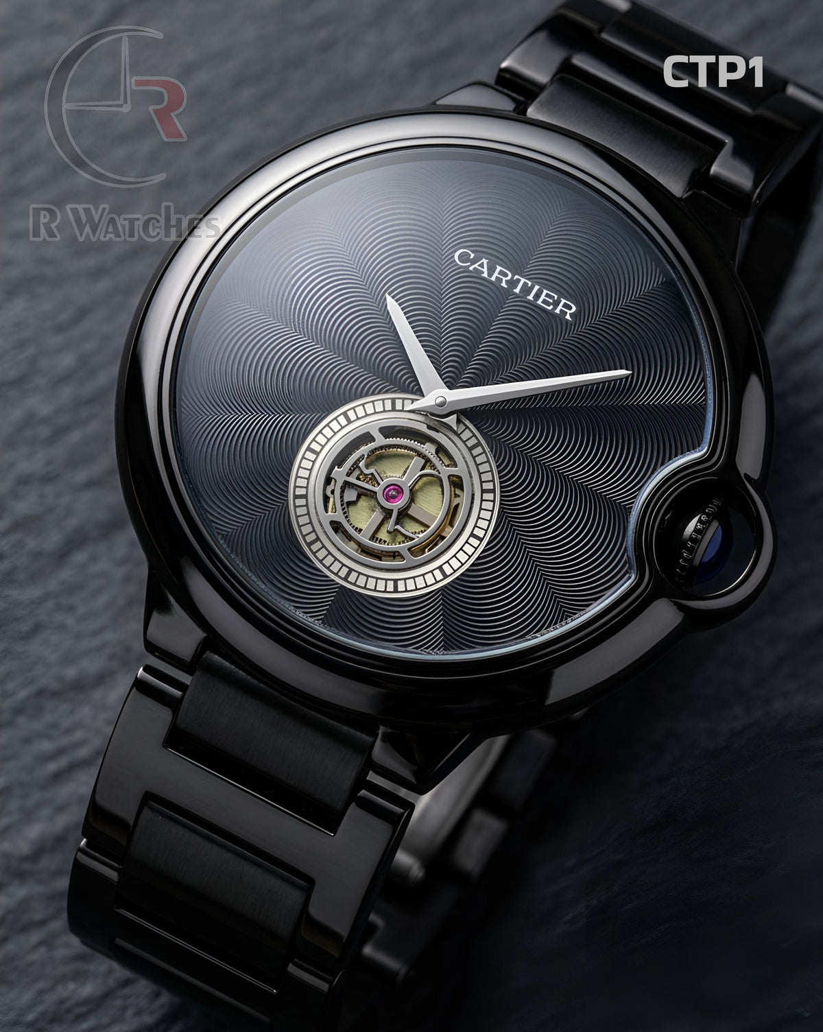 (SS)🖤⬆️⭐ Cartier Full Black (CTP1)