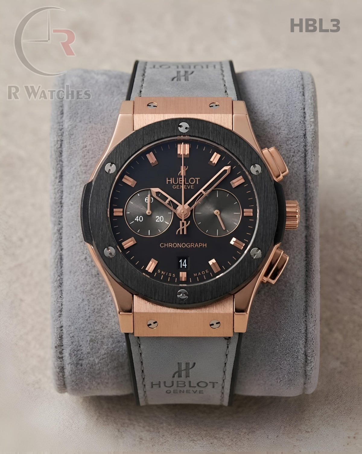 (OS)🖤⬆️ Hublot Heavy Leather Dual Tone (HBL3)
