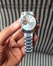(OS)🖤⭐ Omega Automatic Full Silver (OMAM14)