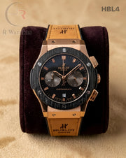 (OS)🖤⬆️ Hublot Heavy Leather Dual Tone Black (HBL4)