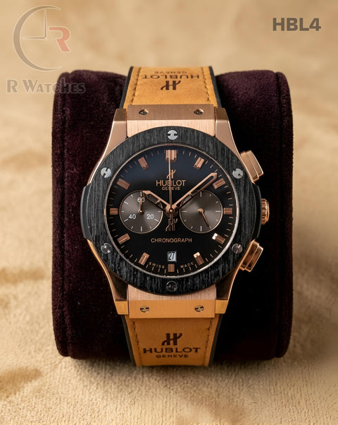 (OS)🖤⬆️ Hublot Heavy Leather Dual Tone Black (HBL4)