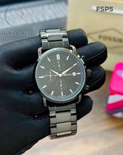 (OS)🖤⬆️ Fossil Commuter full Black (FSP5)
