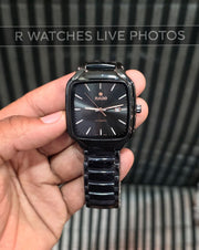 (SS)📷⬆️⭐ Rado Black Rose Gold Dial (RDP25)