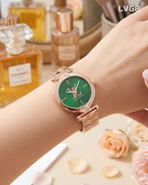 (OS)🖤⬆️ LV Girls Rose Gold Green (LVG8)