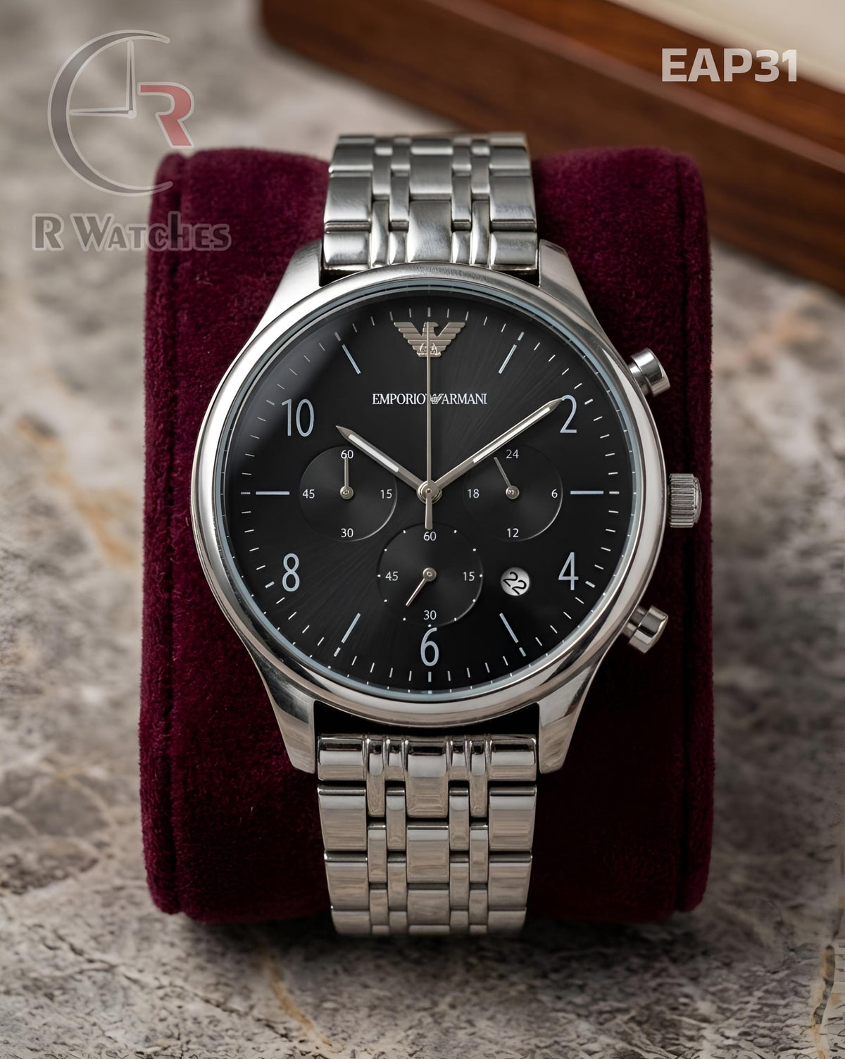 (OS)🖤⬆️⭐ Emperio Armani Silver Black(EAP31)