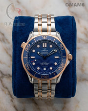 (OS2)🖤⭐ Omega automatic dual tone blue (OMAM6)