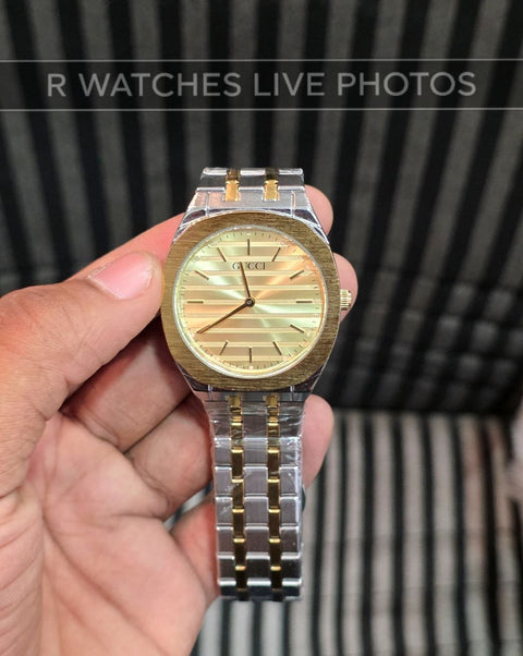 (OS)🖤⬆️⭐ Gucci Dual Tone Gold Dial (GCP3)