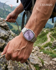 (OS)🖤⬆️ Casio Old Money Silver Purple (CSSM20)