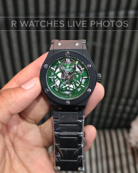 (OS2)🖤⭐ Hublot Machinery Black Green (HBP11)